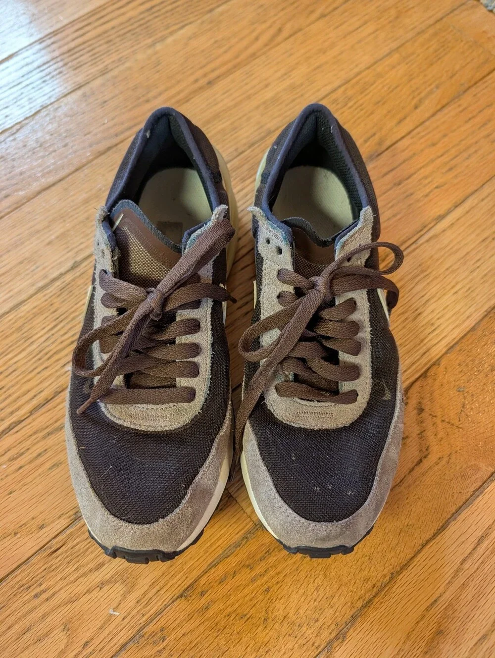 Nike Waffle One Light Chocolate Brown Natural Neutral Retro Sneaker Youth Vtg